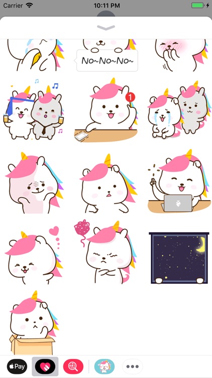 Bunnycorn Animated Stickers