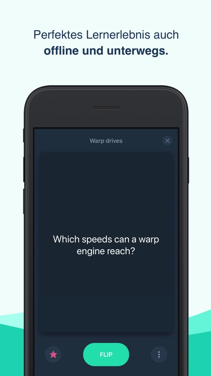 Buffl - swiping flashcards.