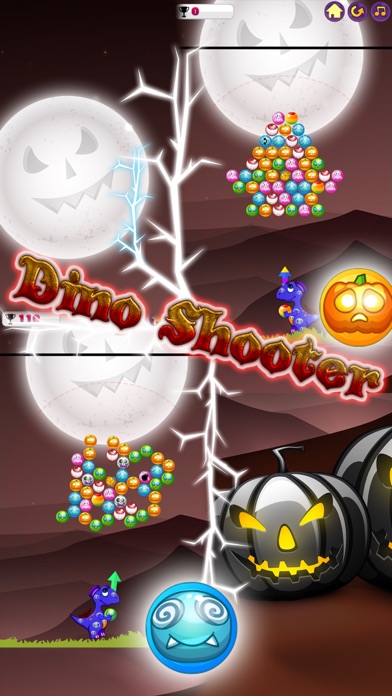 Halloween Bubble: Dino Shooter screenshot 2