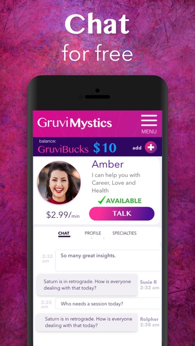 Gruvi Mystics App screenshot 3
