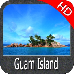 Marine : Guam island HD - GPS Map Navigator