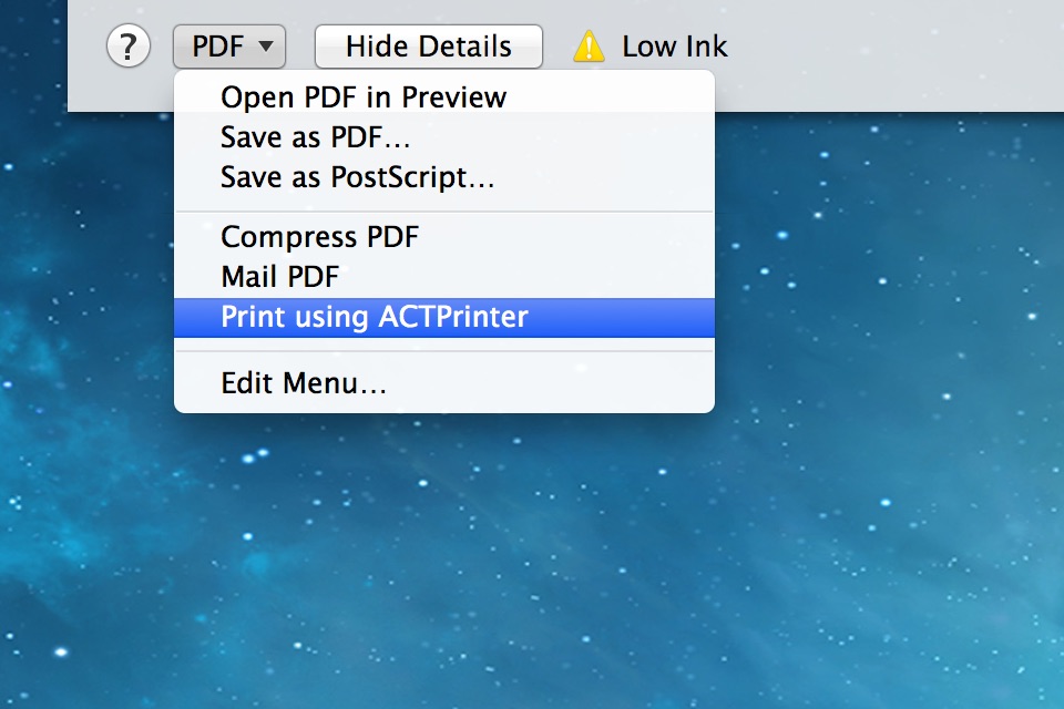 ACTPrinter - Virtual Printer screenshot 3