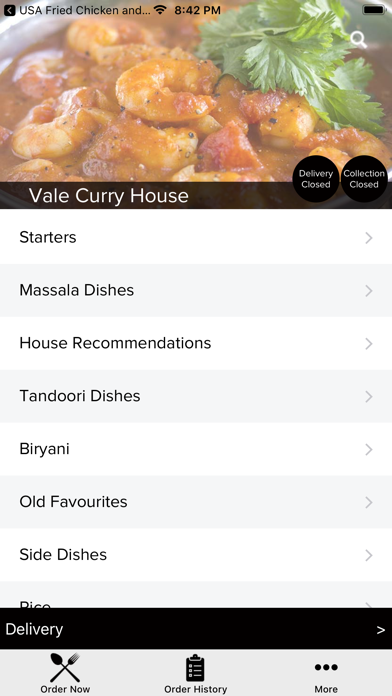 Vale Curry House screenshot 2