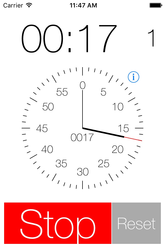 Stopwatch Analogue+Digital screenshot 3