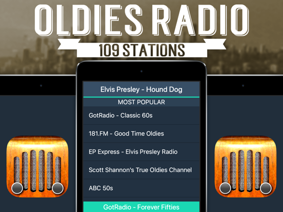 Oldies Radio+ app: insight & download.