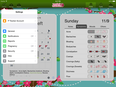 Period Tracker HD - náhled
