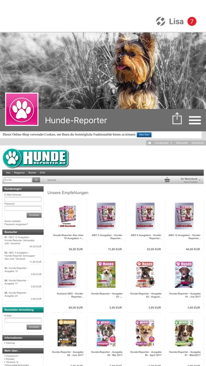 Hunde-Reporter