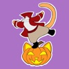 Scaredy Cat Stickers Halloween