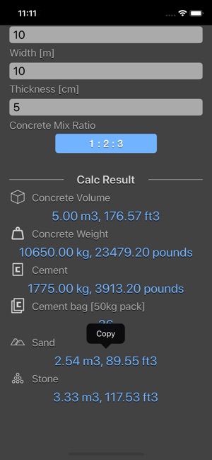 Concrete & Topsoil Calculator(圖2)-速報App