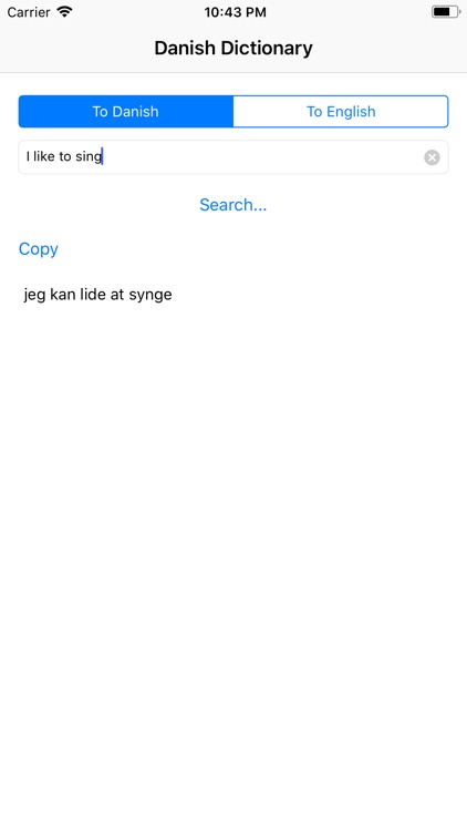 Danish Dictionary screenshot-3