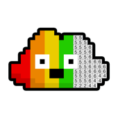 Colour by Numbers: RAINBOW ART