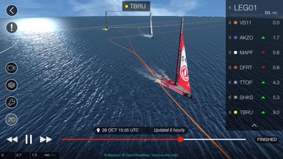 Volvo Ocean Race 3D Tracker screenshot 2