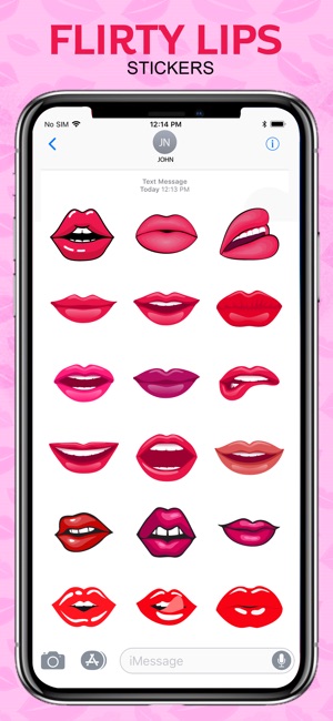 Flirty Lips Sticker(圖3)-速報App