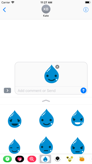 Drop Water Emoji - Smiley pack(圖3)-速報App