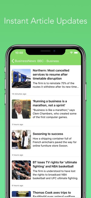 Business News Pro - RSS Feeder(圖2)-速報App