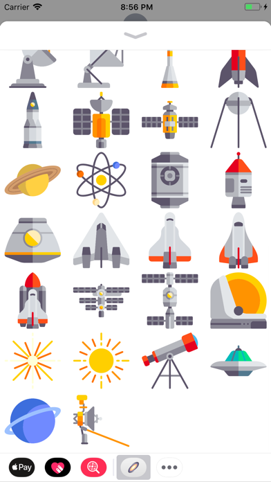 Space Stickers - iMessage screenshot 2