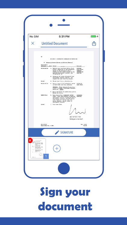 WeSign - E-Sign On-the-go