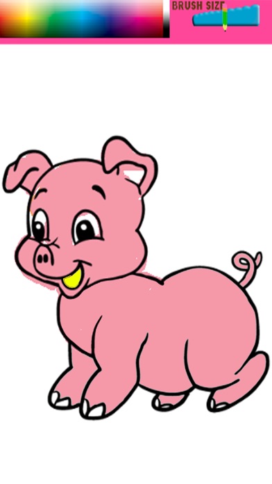 Pep Coloring Game Pig Book screenshot 3