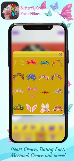 蝴蝶 皇冠過濾器(圖7)-速報App