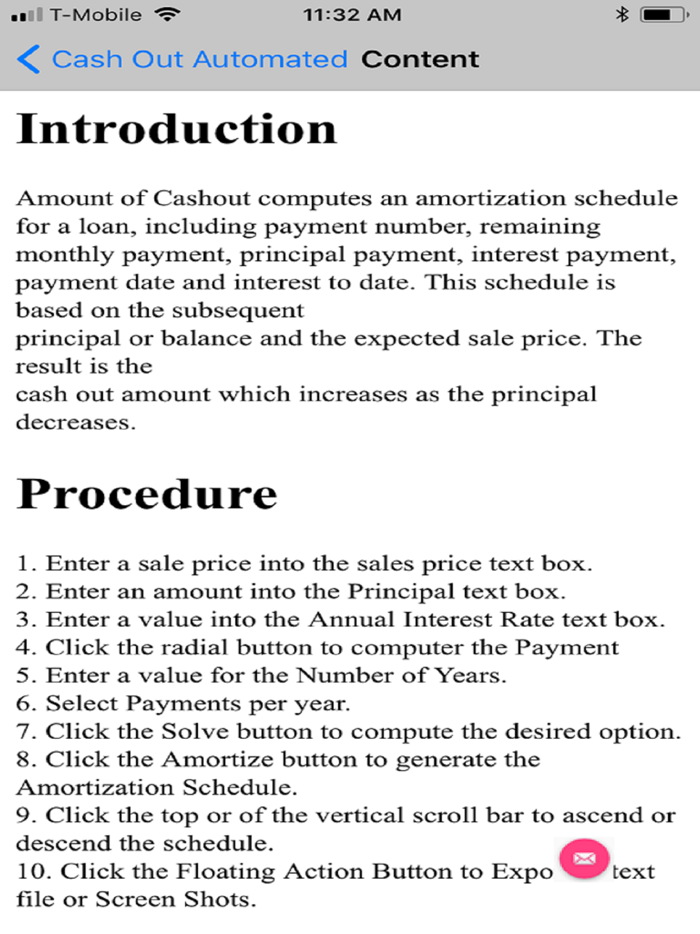 Amount of  CashOut Automated