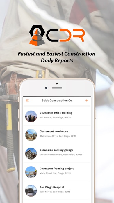 CDR Construction Daily Reports screenshot 2