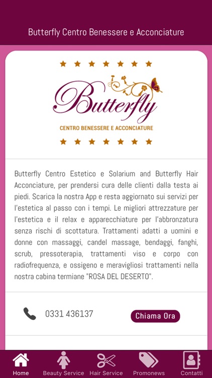 Bufferfly Villa Cortese