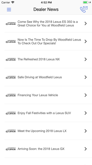 Woodfield Lexus DealerApp(圖5)-速報App