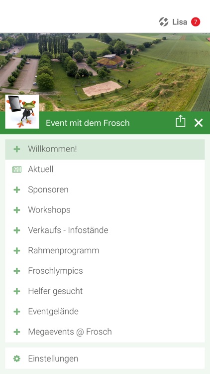 Das Event mit dem Frosch