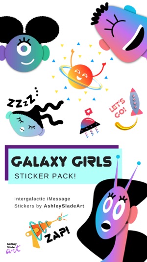 Galaxy Girls Stickers(圖1)-速報App