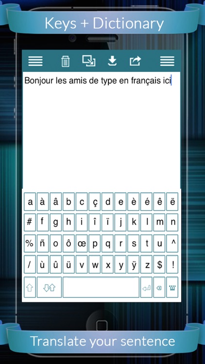 French Keys+Dictionary screenshot-4