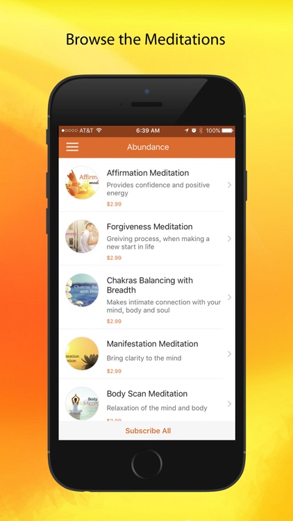 Abundance: A Meditation App