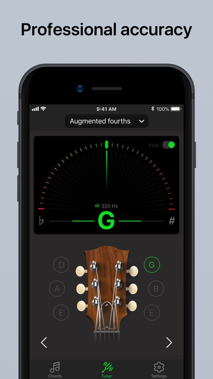 Guitar Tuner Pro, Bass,Ukulele screenshot-0