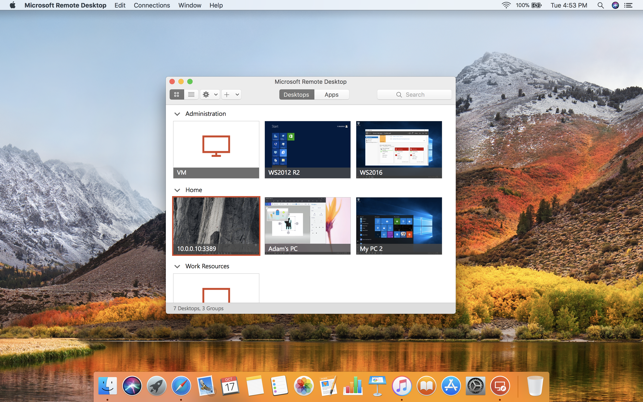 Microsoft remote desktop connection client for mac os x