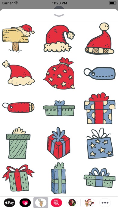Christmas Doodles Sticker Pack screenshot 2