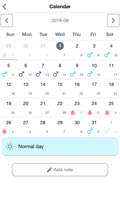 Woman app - period calendar screenshot 2