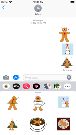 Animated Gingerbread Stickers(圖2)-速報App