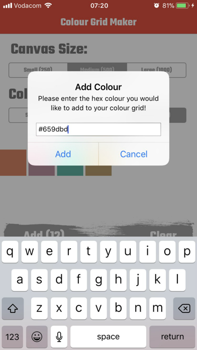 Colour Grid Maker screenshot 2