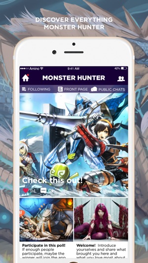 Amino for Monster Hunter