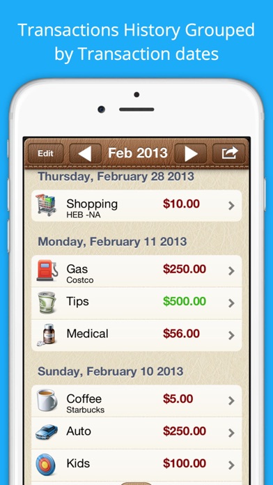 Easy Expenses Tracker screenshot1