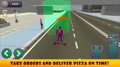 Superhero Hoverboard Pizza Delivery screenshot 2