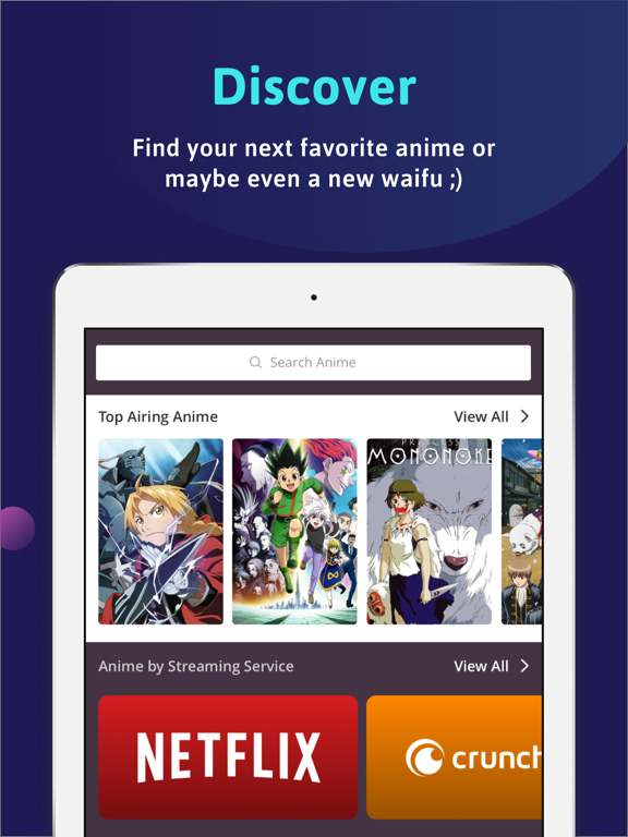 Anime Trakr - Watch and track shows, episodes and seasonal charts for free! screenshot