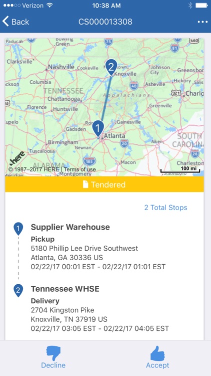 Manhattan TMS Mobile screenshot-3