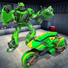 Activities of War Robot Motor Bike Transform