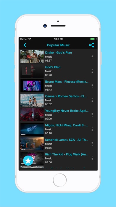 Tubidi - Music Video Player screenshot 3