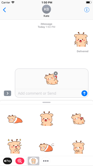 Little Bear Stickers Pack(圖1)-速報App