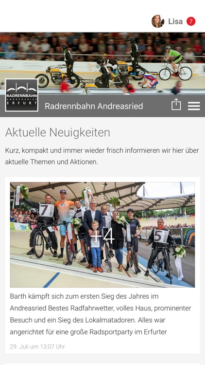 Radrennbahn Andreasried
