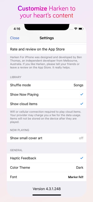 Harken Lite Music Player(圖5)-速報App