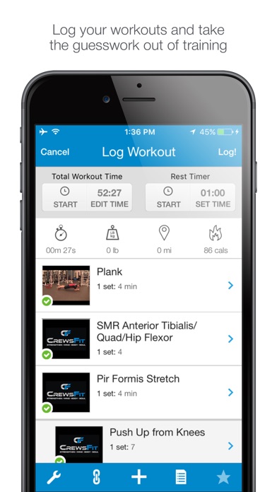 CrewsFit screenshot 2