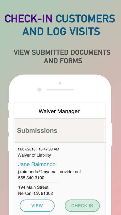 How to cancel & delete Waiver Manager Paperless Kiosk from iphone & ipad 3