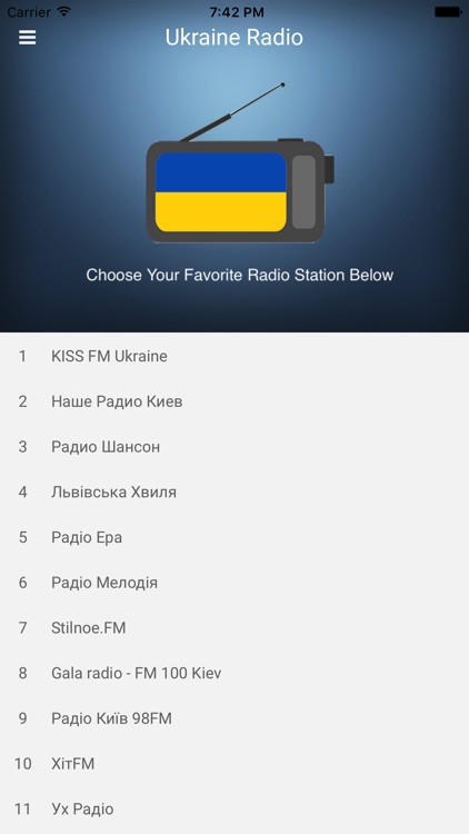 Ukraine Radio Station FM screenshot-3